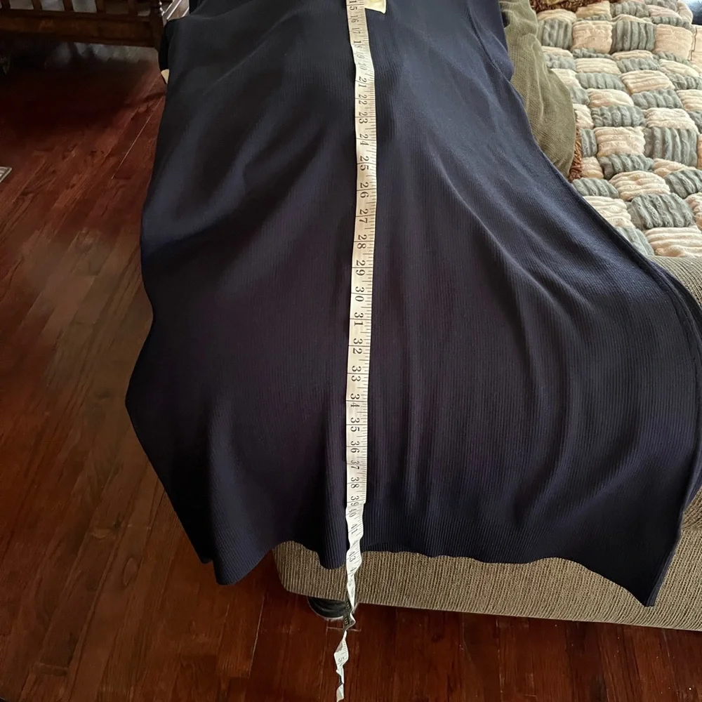 J. Crew Navy Ribbed Polo Dress with White Trim NWT 3x